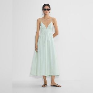 NWT: Aritzia Babaton Encourage Green Striped Dress